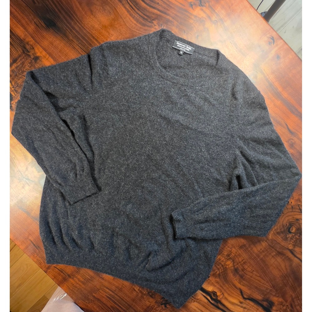Mantovani Studio Unisex 100% Italian Cashmere Dadcore Relaxed Layers Preppy